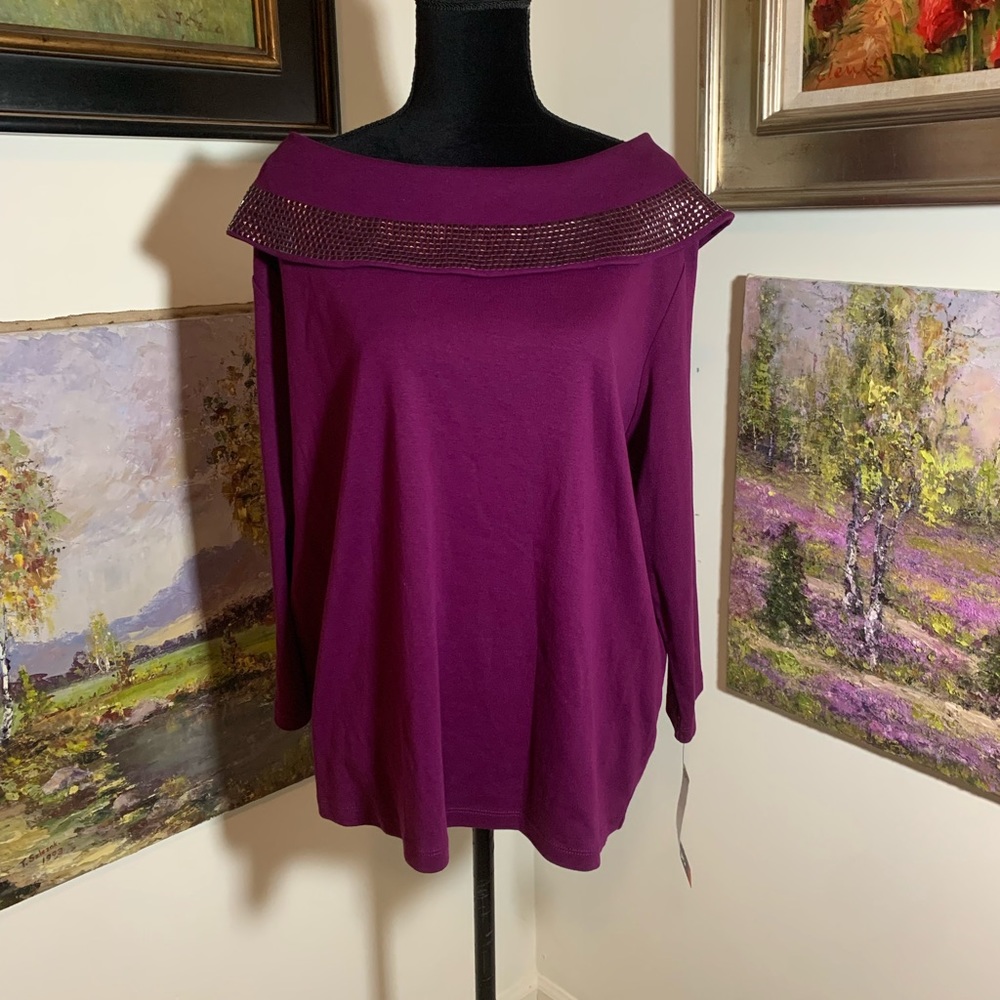 🐠 NWT RAFAELLA blouse size 3X